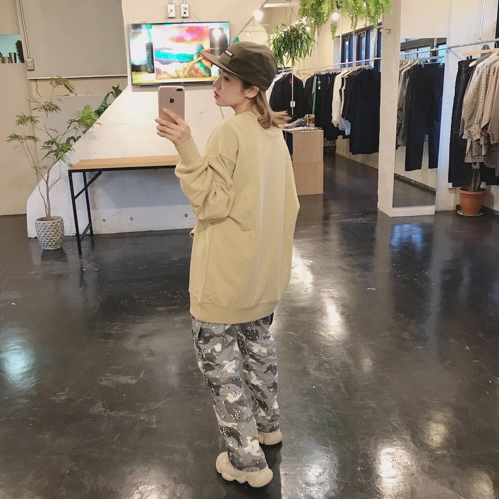 WIND AND SEA  S-E-A SWEAT SHIRT"BEIGE"style.2020.1.15