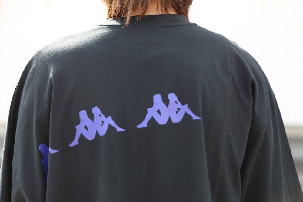JieDa ASSYMETRY T-SHIRT"BLACK"Style.2020.1.31.