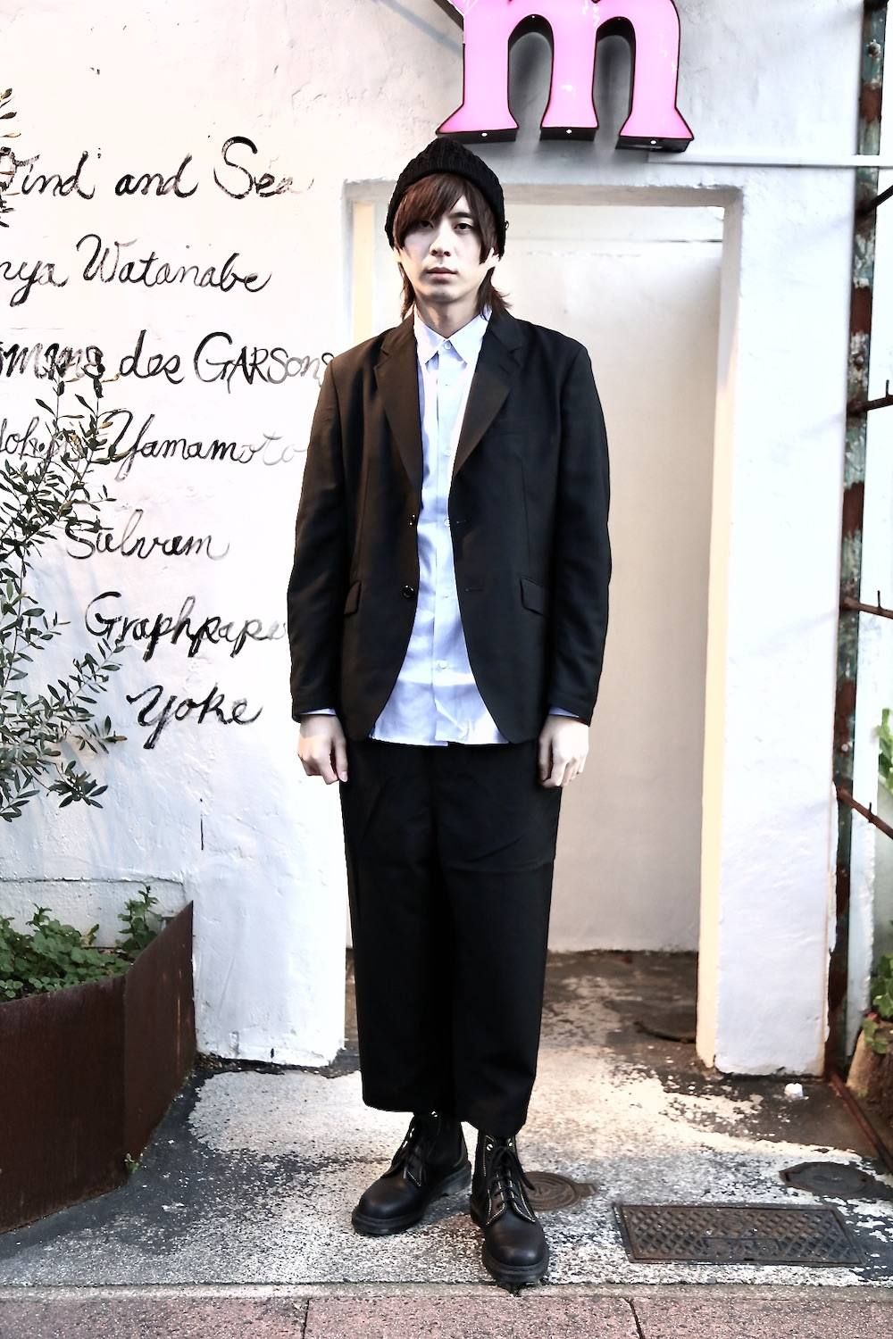 COMME des GARCONS HOMME セットアップ"BLACK"スタイル2020.1.12