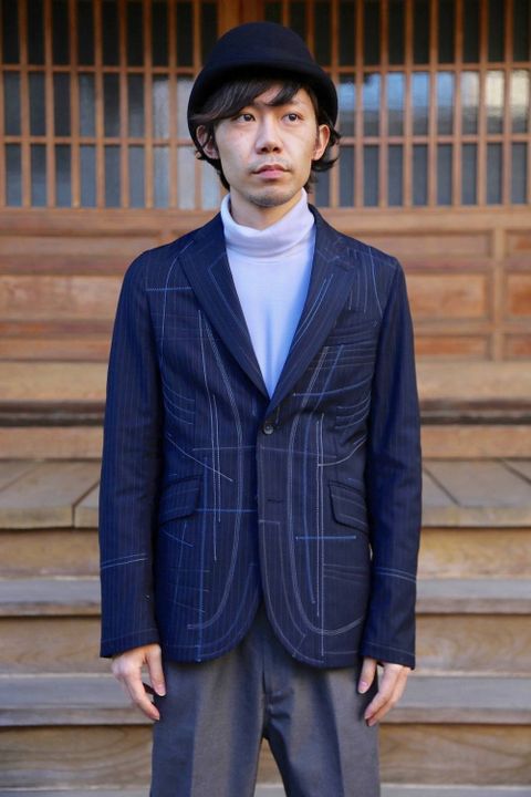 JUNYA WATANABE COMME des GARCONS MAN ストライプジャケット Style.2020.1.21.