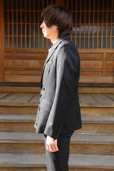 sulvam Button's w.JKT"BLACK"Style.2020.1.27.