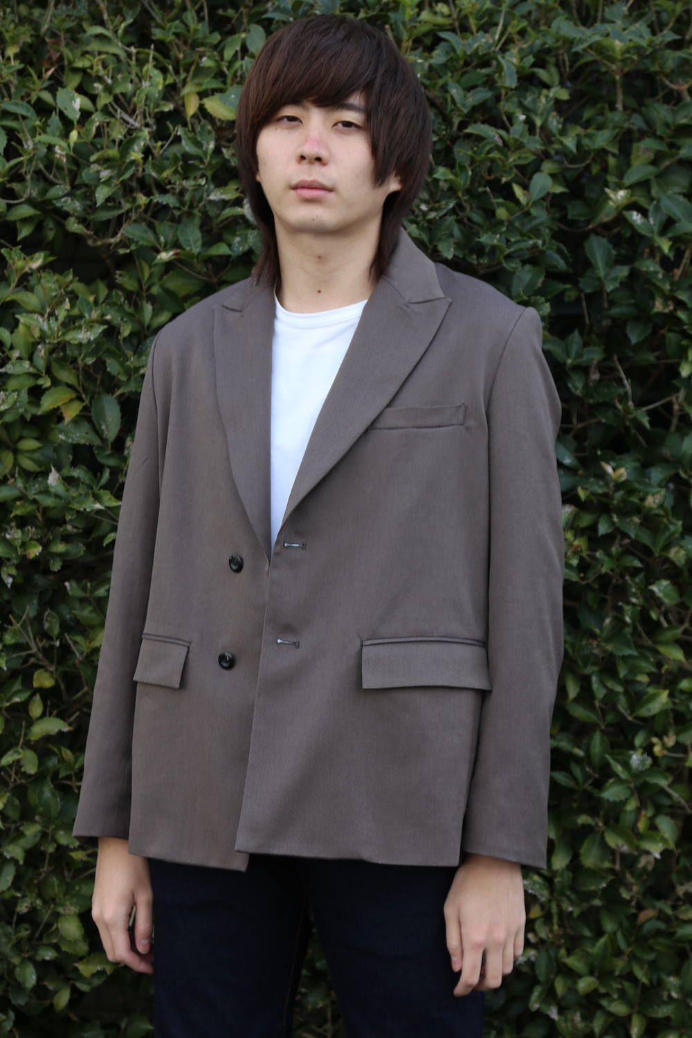 JieDa TAILORED JACKET"CHORCOL GRAY"Style.2020.1.28.