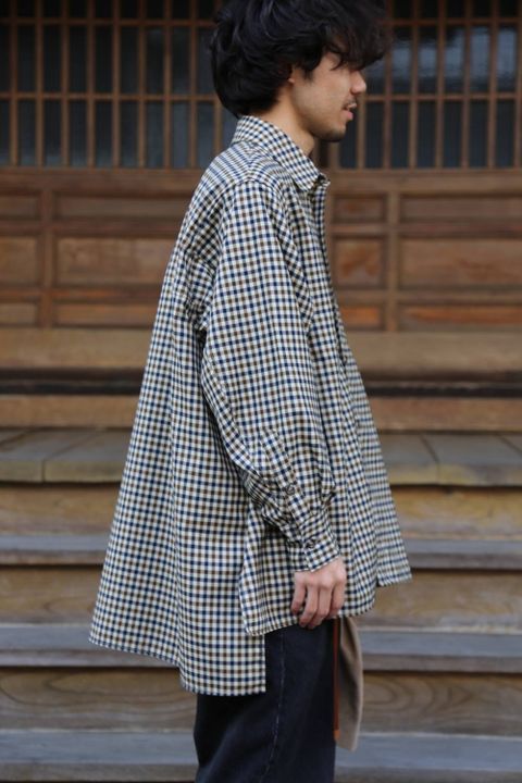 JieDa CHECK OVER SHIRT "GUNCLUB CHECK"Style.2020.1.13.