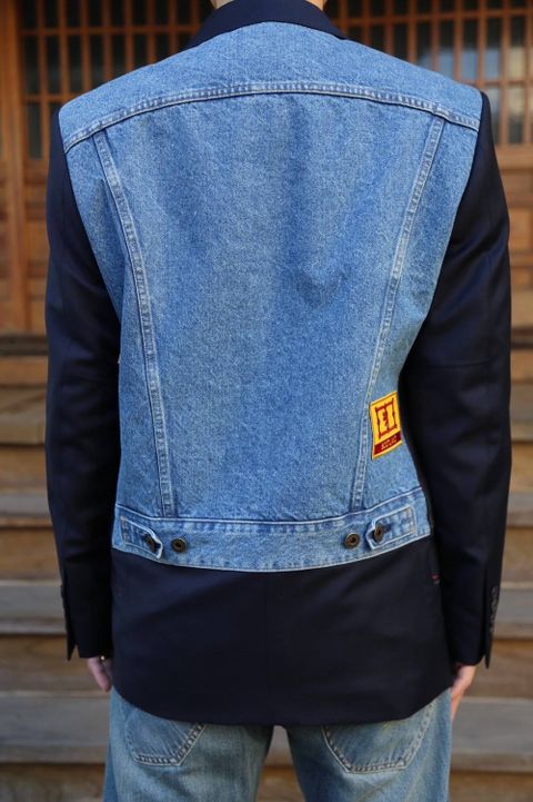JUNYA WATANABE COMME des GARCONS MAN GIEVES & HAWKESウールサージジャケット Style.2020.1.14