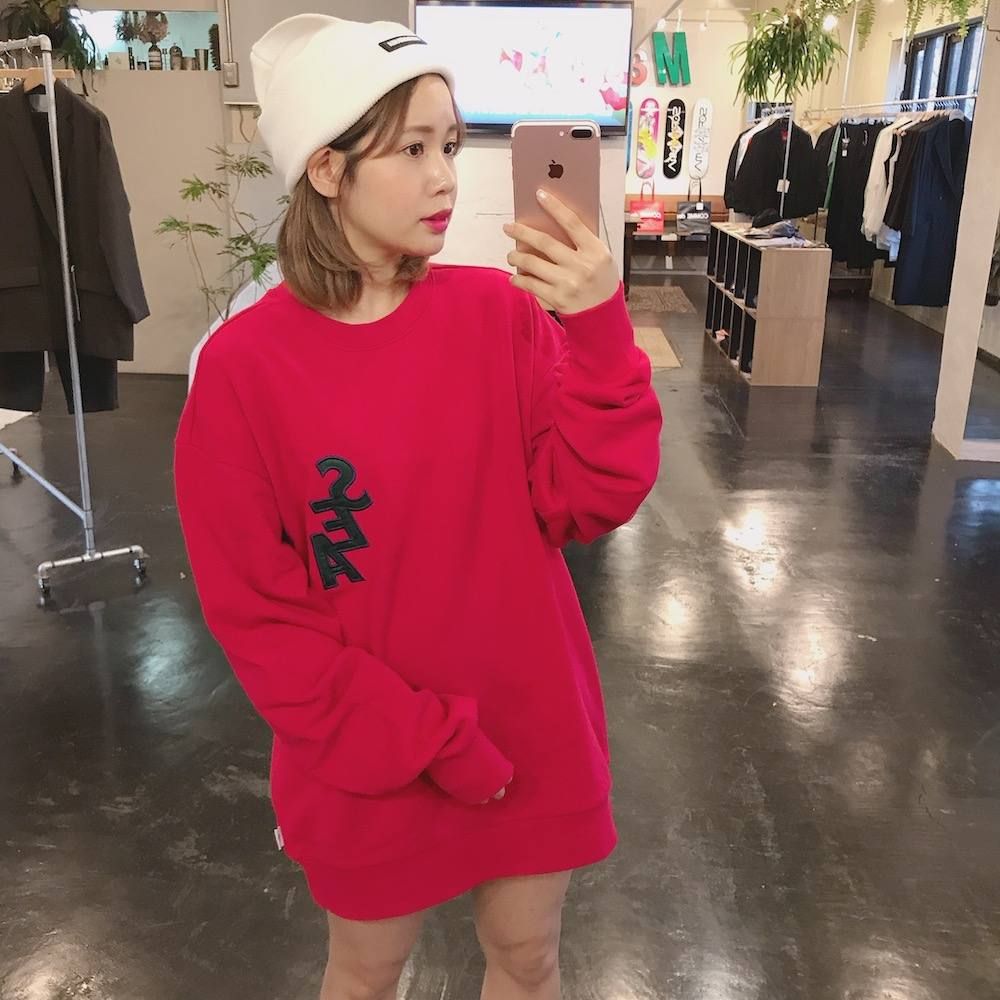 WIND AND SEA  S-E-A SWEAT SHIRT"RED"style.2020.1.15