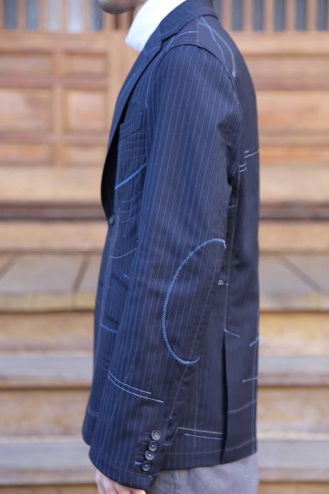 JUNYA WATANABE COMME des GARCONS MAN ストライプジャケット Style.2020.1.21.