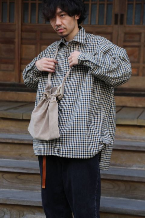 JieDa CHECK OVER SHIRT "GUNCLUB CHECK"Style.2020.1.13.
