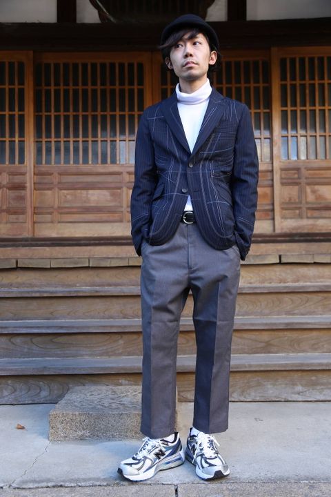 JUNYA WATANABE COMME des GARCONS MAN ストライプジャケット Style.2020.1.21.