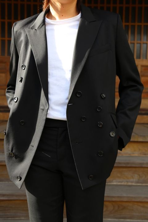 sulvam Button's w.JKT"BLACK"Style.2020.1.27.