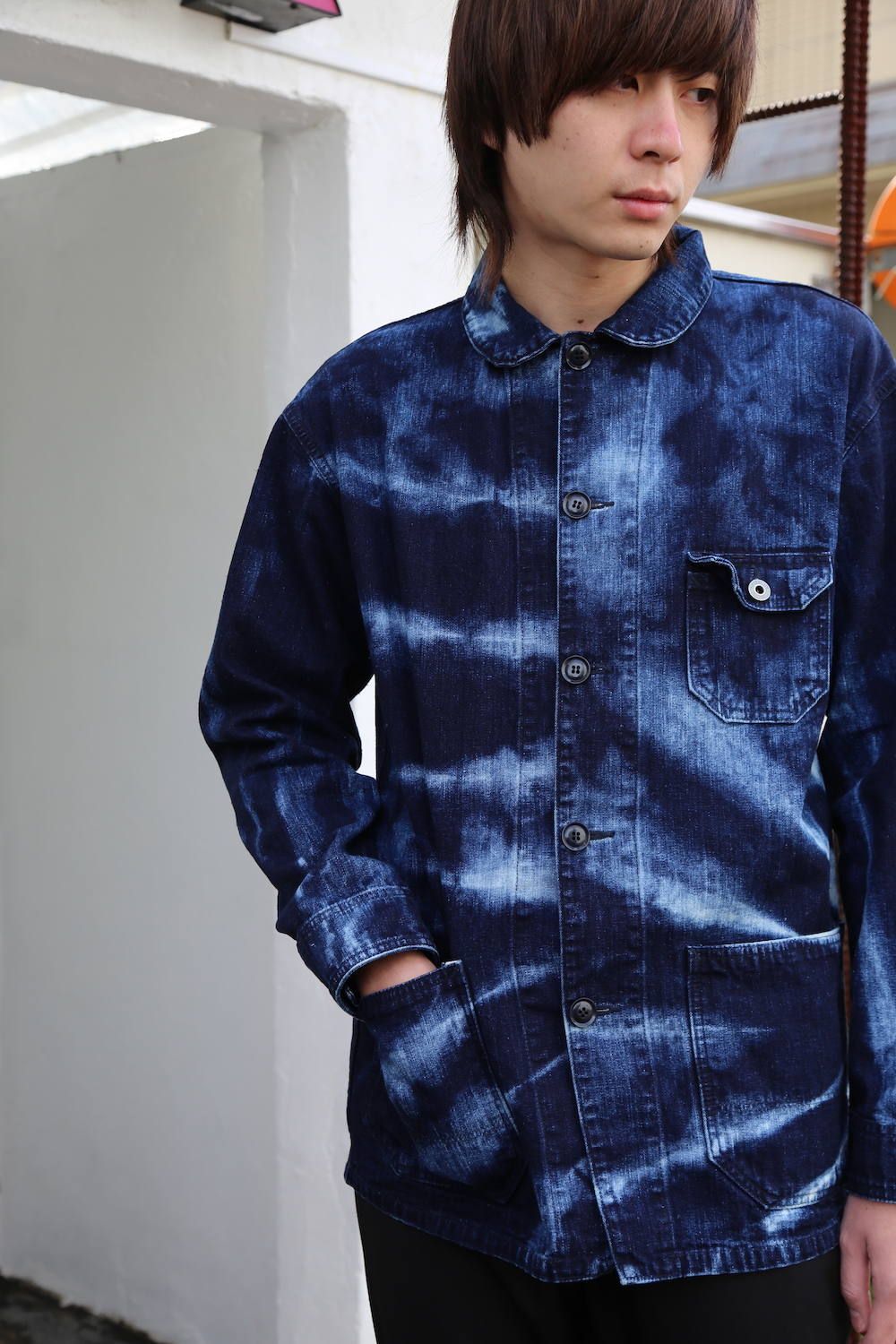 FDMTL TIE FDMTL DYE SHIBORI COVERALL 