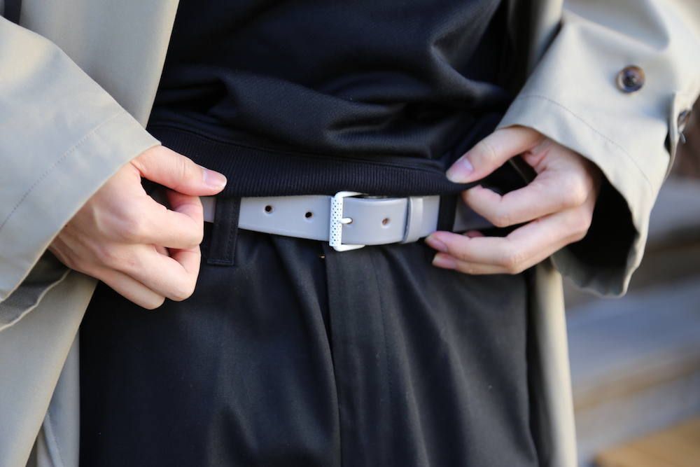 YOKE DOPWNSING BAL COLLAR COAT"KHAKI"Style.2020.2.14.