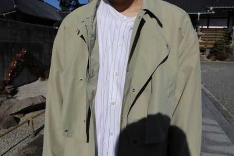 YOKE DETACHABLE DUSTER COAT"BEIGE" Style.2020.2.23.
