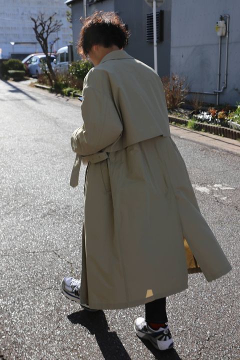YOKE DETACHABLE DUSTER COAT"BEIGE" Style.2020.2.23.