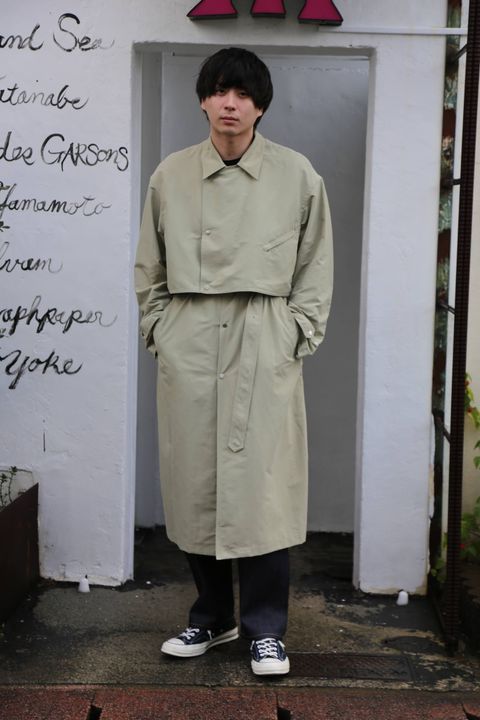 YOKE DETACHABLE DUSTER COAT style.2020.2.22