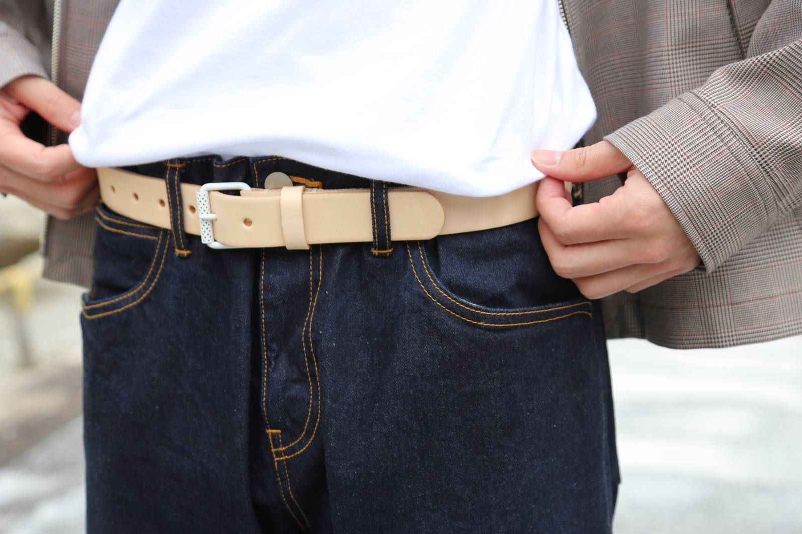 YOKE DOWNSING DRIZZER JAKET"GLEN CHECK"Style.2020.2.15.