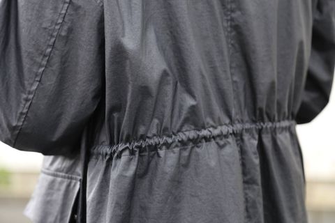 YOKE YOKE STAND COLLAR OVER COAT style.2020.2.22.