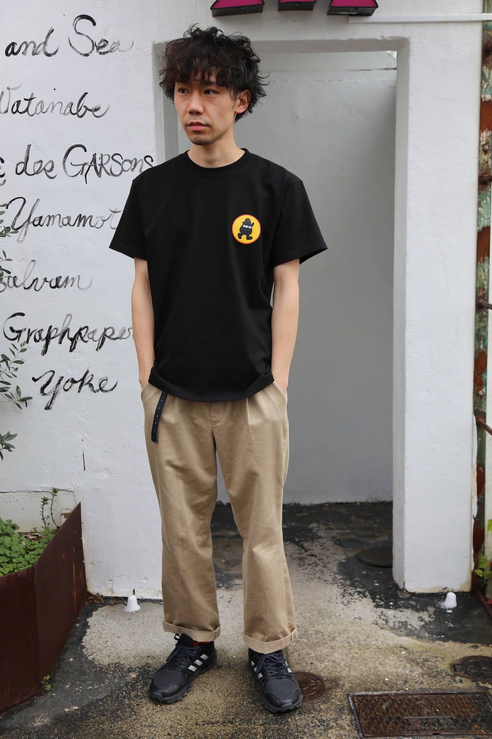 POGGYTHEMAN POGGYTHEMAN RAT TV T-SHIRTS"BLACK"Style.2020.2.18.
