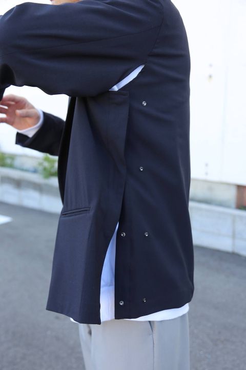YOKE DOWNSIZING DOUBLE BREASTERD JACKET"DARK NAVY"Style.2020.2.23.