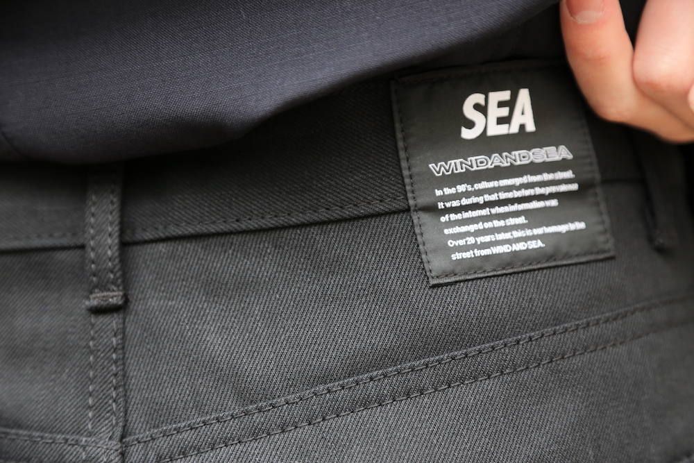 WIND AND SEA WDS SKINNY DENIM"BLACK"スタイル.2020.2.1.