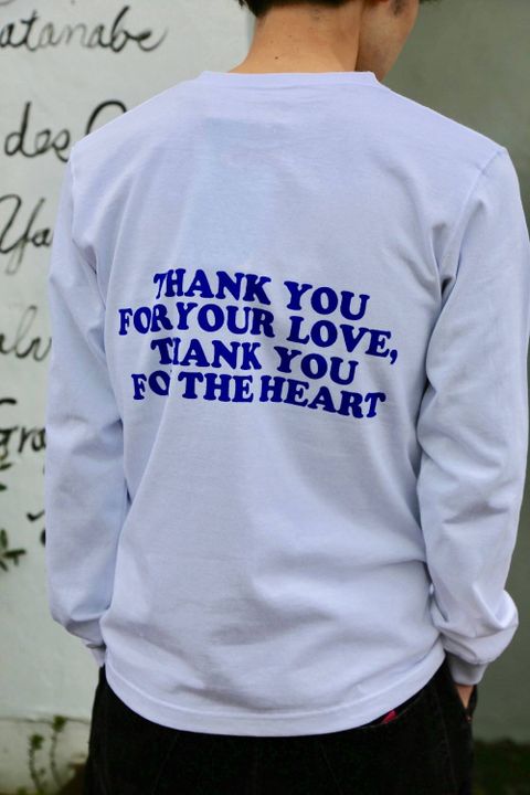 POGGYTHEMAN HAND-PRINTED L/S T-SHIRTS Style.2020.2.18.