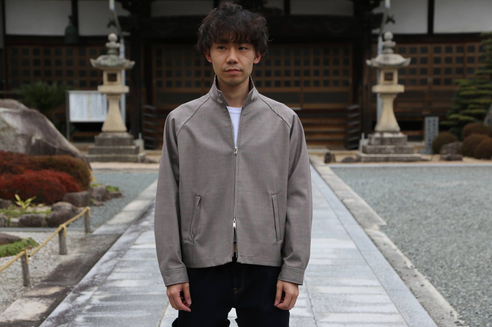 YOKE DOWNSING DRIZZER JAKET"GLEN CHECK"Style.2020.2.15.