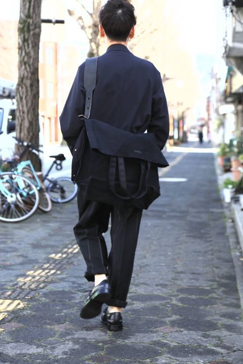 YOKE DOWNSIZING DOUBLE BREASTERD JACKET"DARK NAVY"style.2020.2.25.