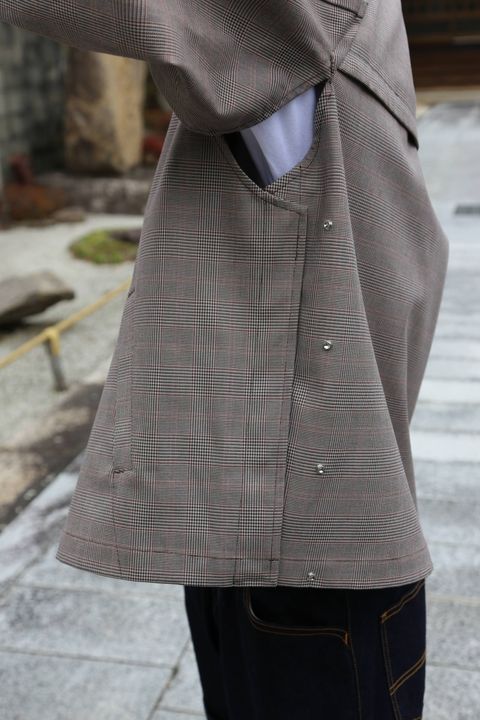 YOKE DOWNSING DRIZZER JAKET"GLEN CHECK"Style.2020.2.15.