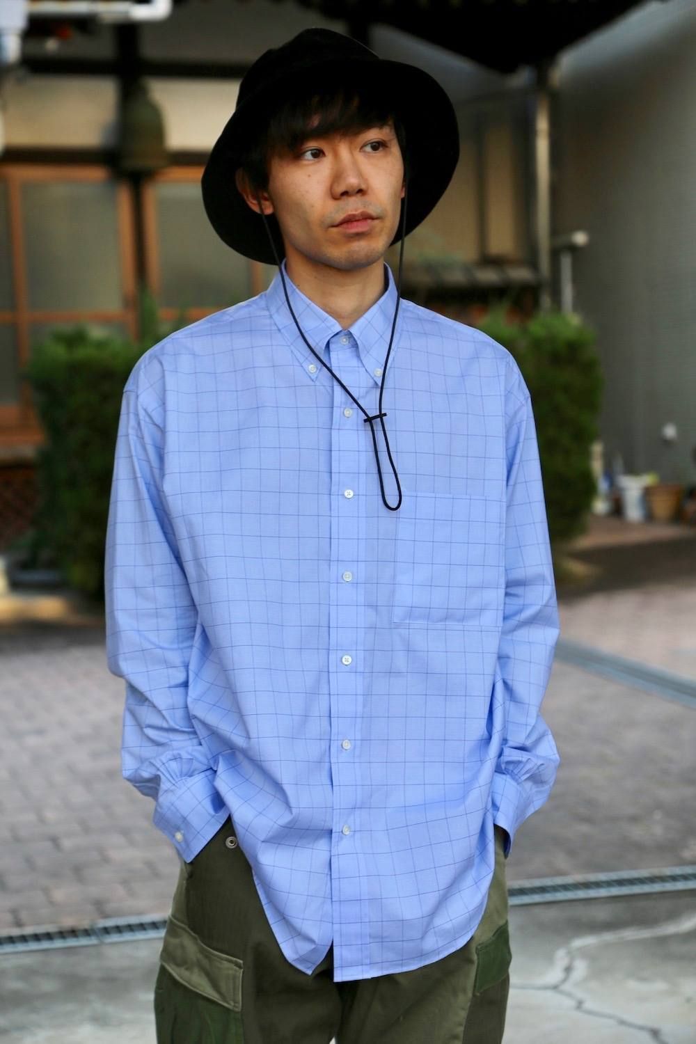 Graphpaper Thomas Mason L/S B.D Box Shirt 