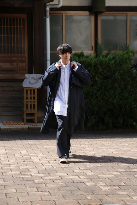 YOKE DETACHABLE DUSTER COAT style.2020.2.22