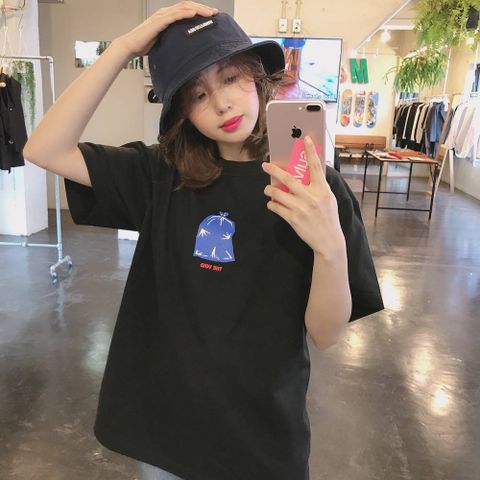 POGGY'S BOX SPRING SUMMER 2020 POGGYTHEMAN THE VOID T-SHIRTS"BLACK"style.2020.2.18