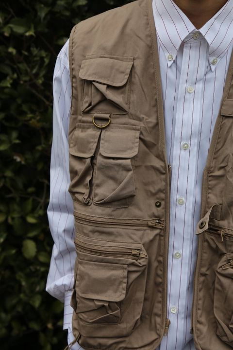 WIND AND SEA UTILITY VEST"BEIGE"Style.2020.2.28.
