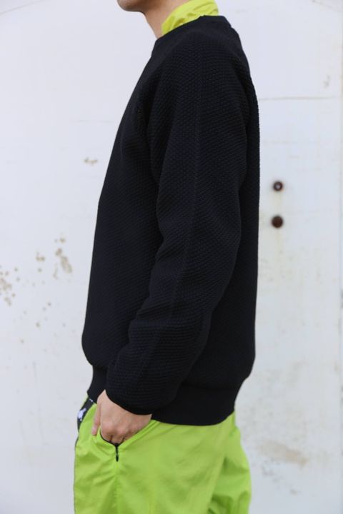 DIGAWEL 8G WG SWEATER"BLACK"スタイル.2020.2.1.