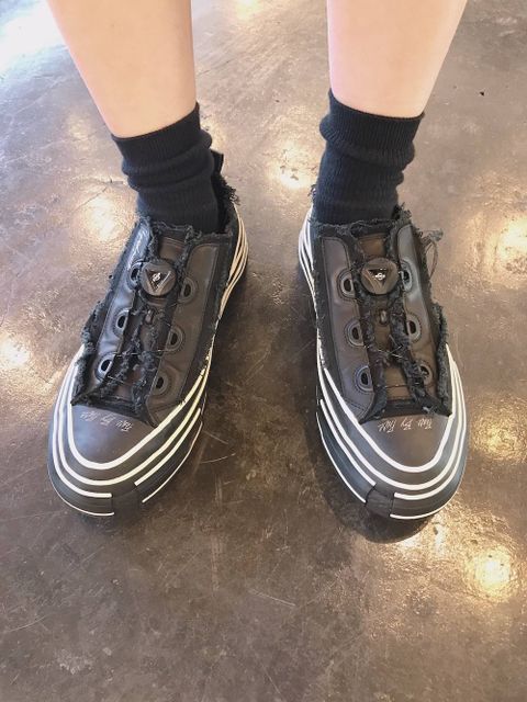 YohjiYamamoto ウエストゴムタックHP BK・C/ツイル style.2020.2.12