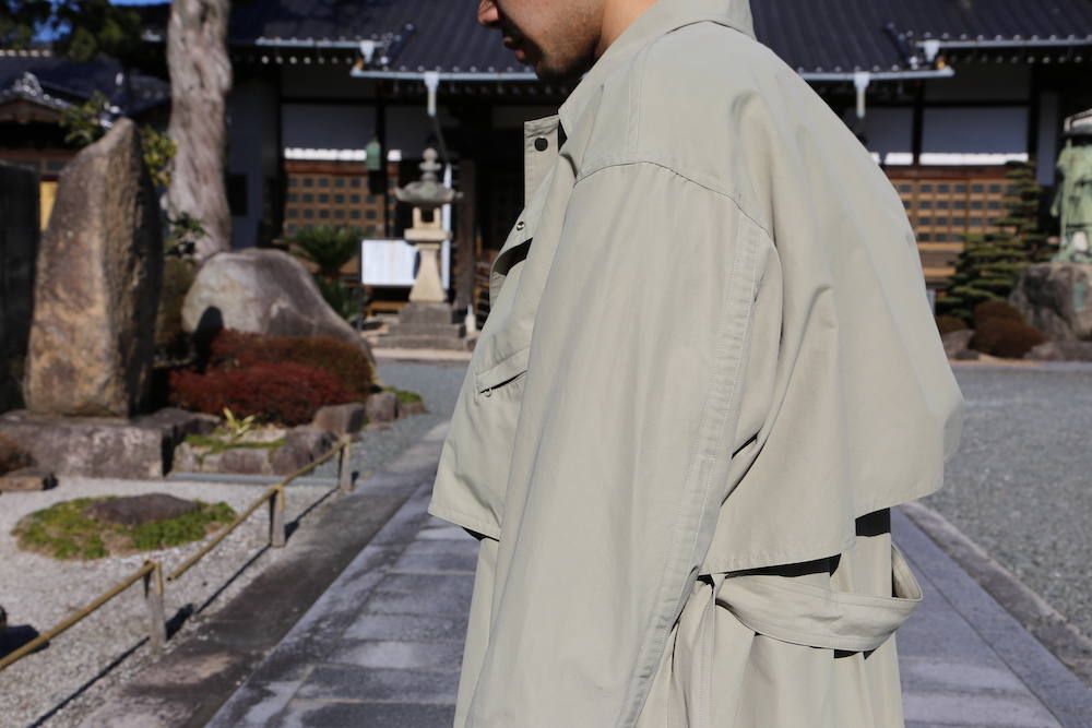 YOKE DETACHABLE DUSTER COAT"BEIGE" Style.2020.2.23.