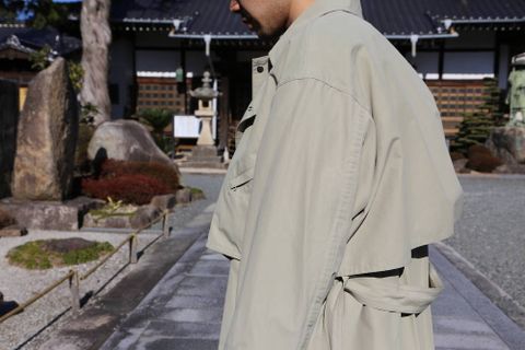 YOKE DETACHABLE DUSTER COAT"BEIGE" Style.2020.2.23.