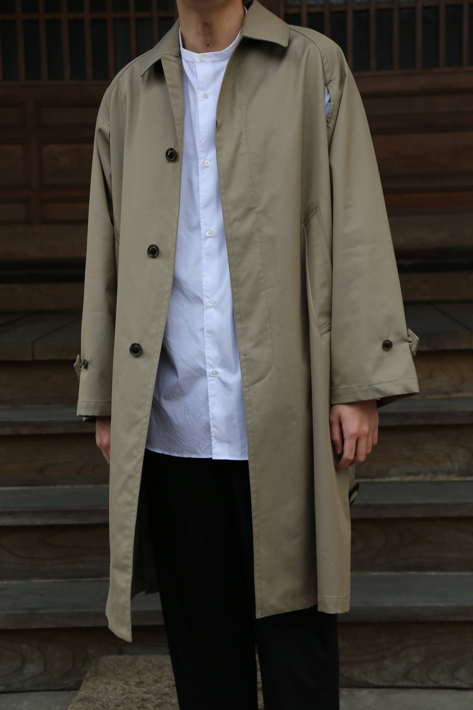 YOKE 2020ss 新作 DOWNSIZING BALL COLLAR COAT スタイル.2020.2.8.