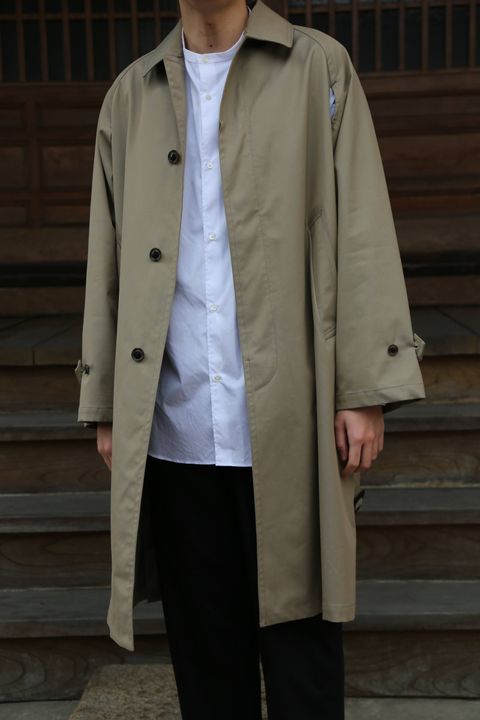 YOKE 2020ss 新作 DOWNSIZING BALL COLLAR COAT スタイル.2020.2.8.