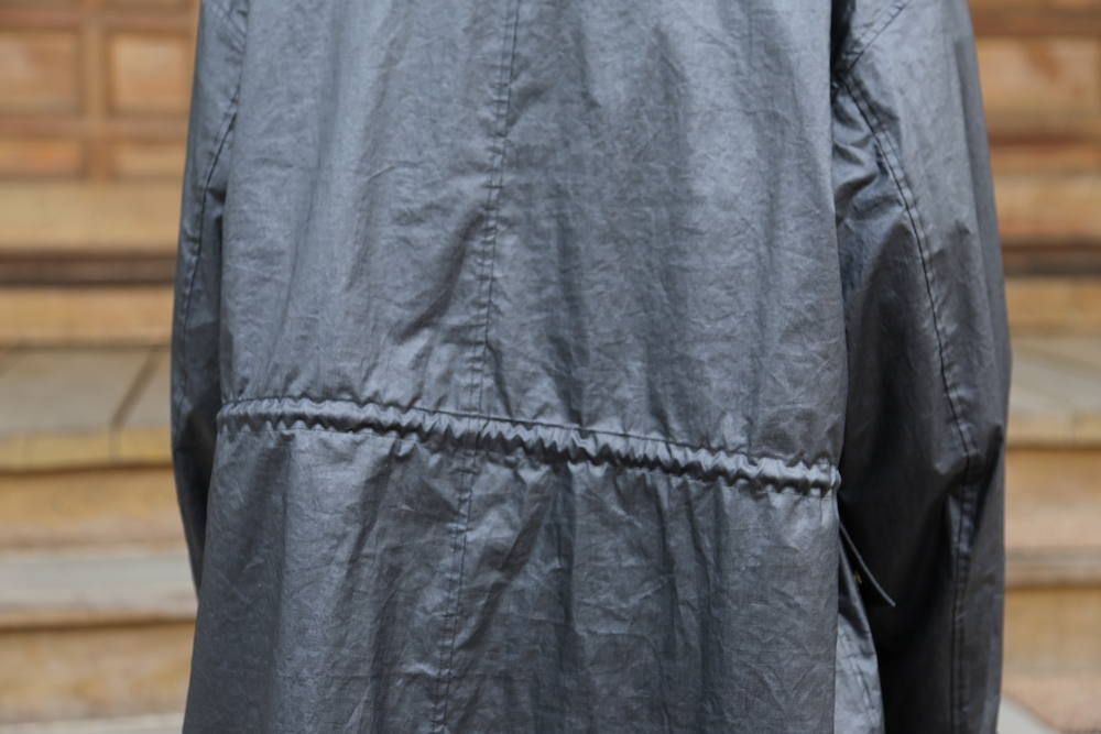 YOKE STAND COLLAR OVER COAT"BLACK"Style.2020.2.28.