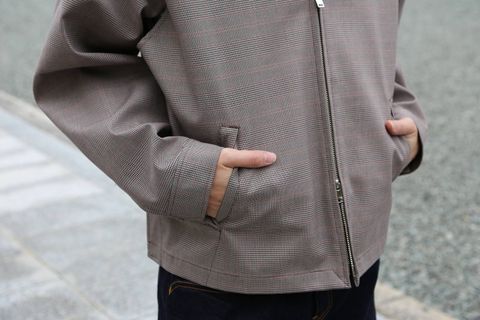 YOKE DOWNSING DRIZZER JAKET"GLEN CHECK"Style.2020.2.15.