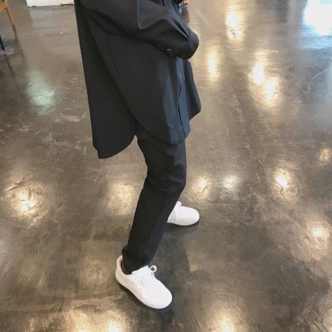 Dulcamara 新作 よそいきラウンドヘムシャツ-P"BLACK"stlye.2020.2.29