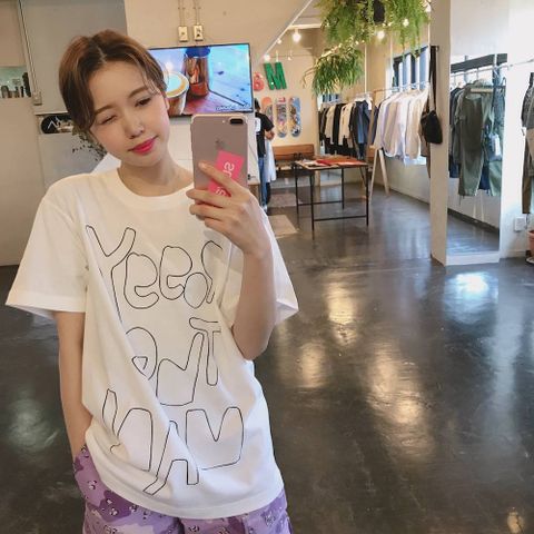 POGGY'S BOX SPRING SUMMER 2020 POGGYTHEMAN TEE "WHITE"stlye.2020.2.18