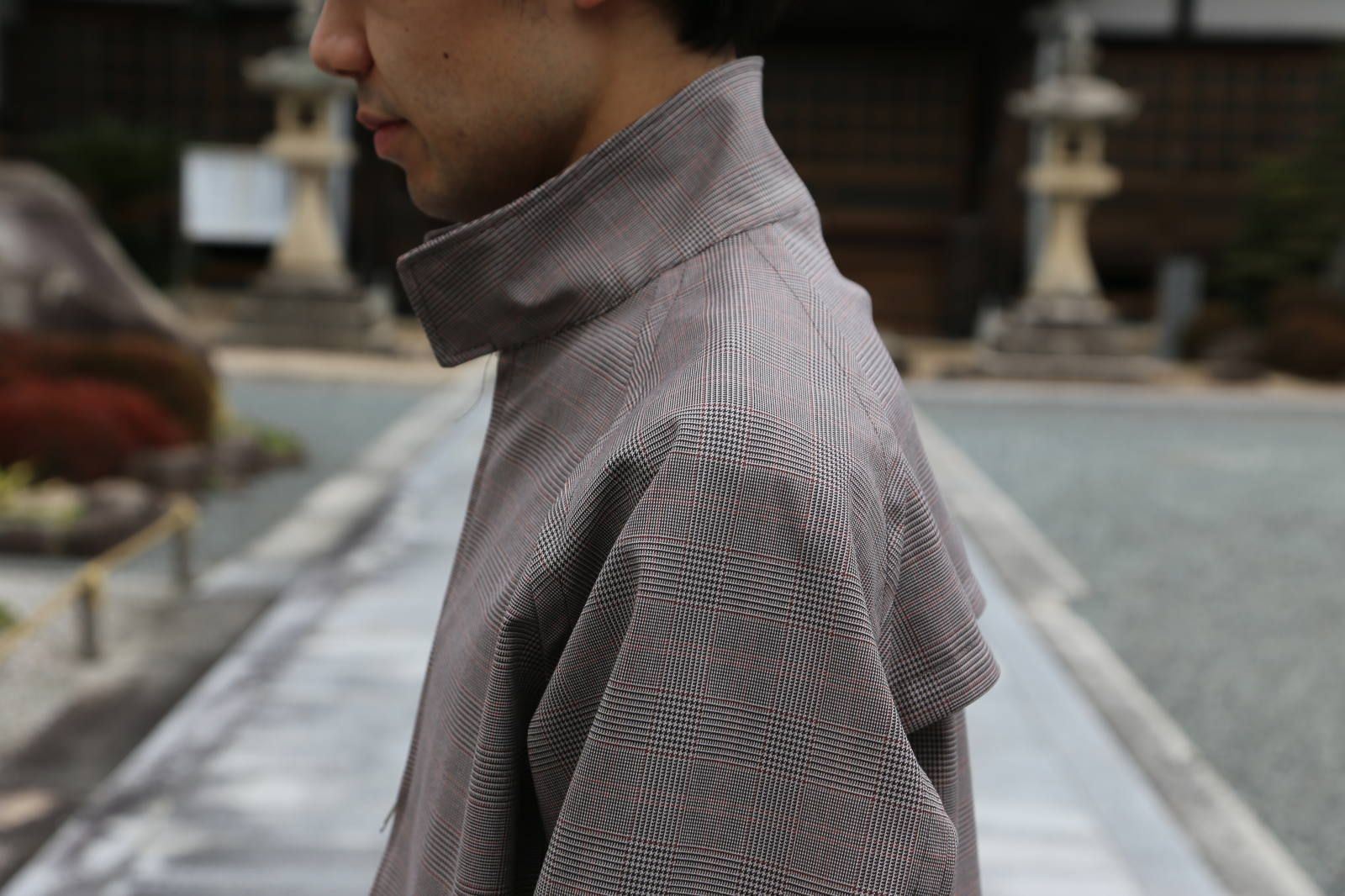 YOKE DOWNSING DRIZZER JAKET"GLEN CHECK"Style.2020.2.15.