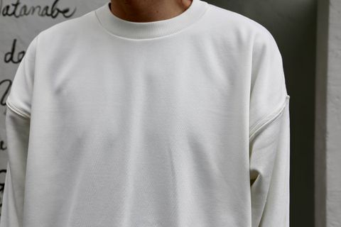 YOKE 2020ss 新作OVERSIZE PIPING SWEAT スタイル.2020.2.8.