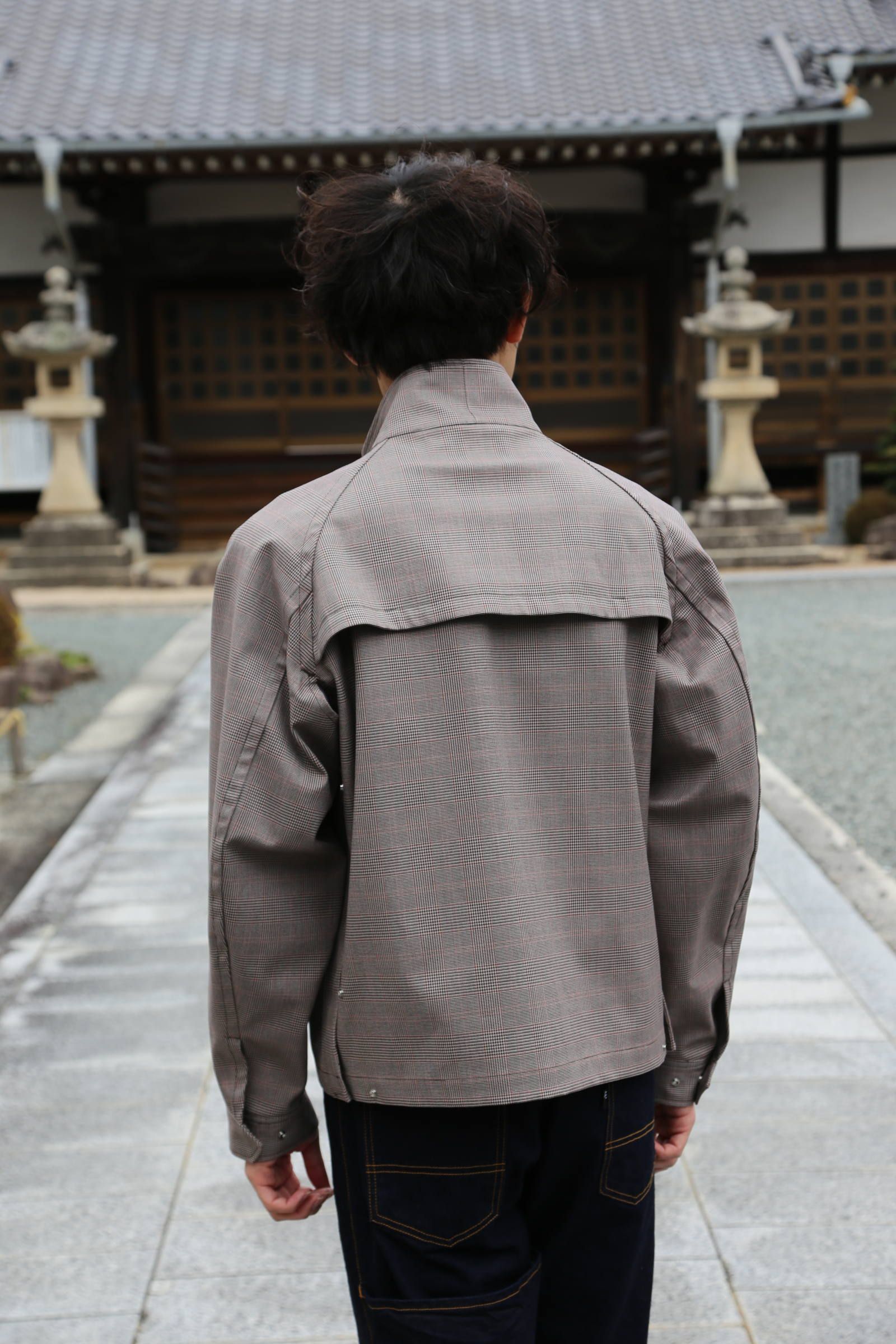 YOKE DOWNSING DRIZZER JAKET"GLEN CHECK"Style.2020.2.15.