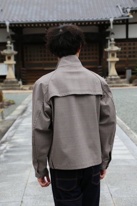 YOKE DOWNSING DRIZZER JAKET"GLEN CHECK"Style.2020.2.15.