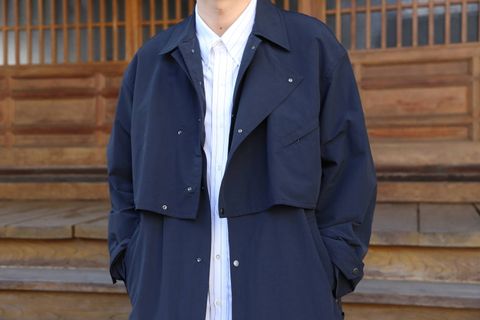YOKE DETACHABLE DUSTER COAT style.2020.2.22
