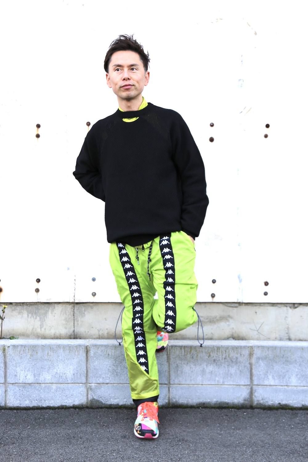 DIGAWEL 8G WG SWEATER"BLACK"スタイル.2020.2.1.