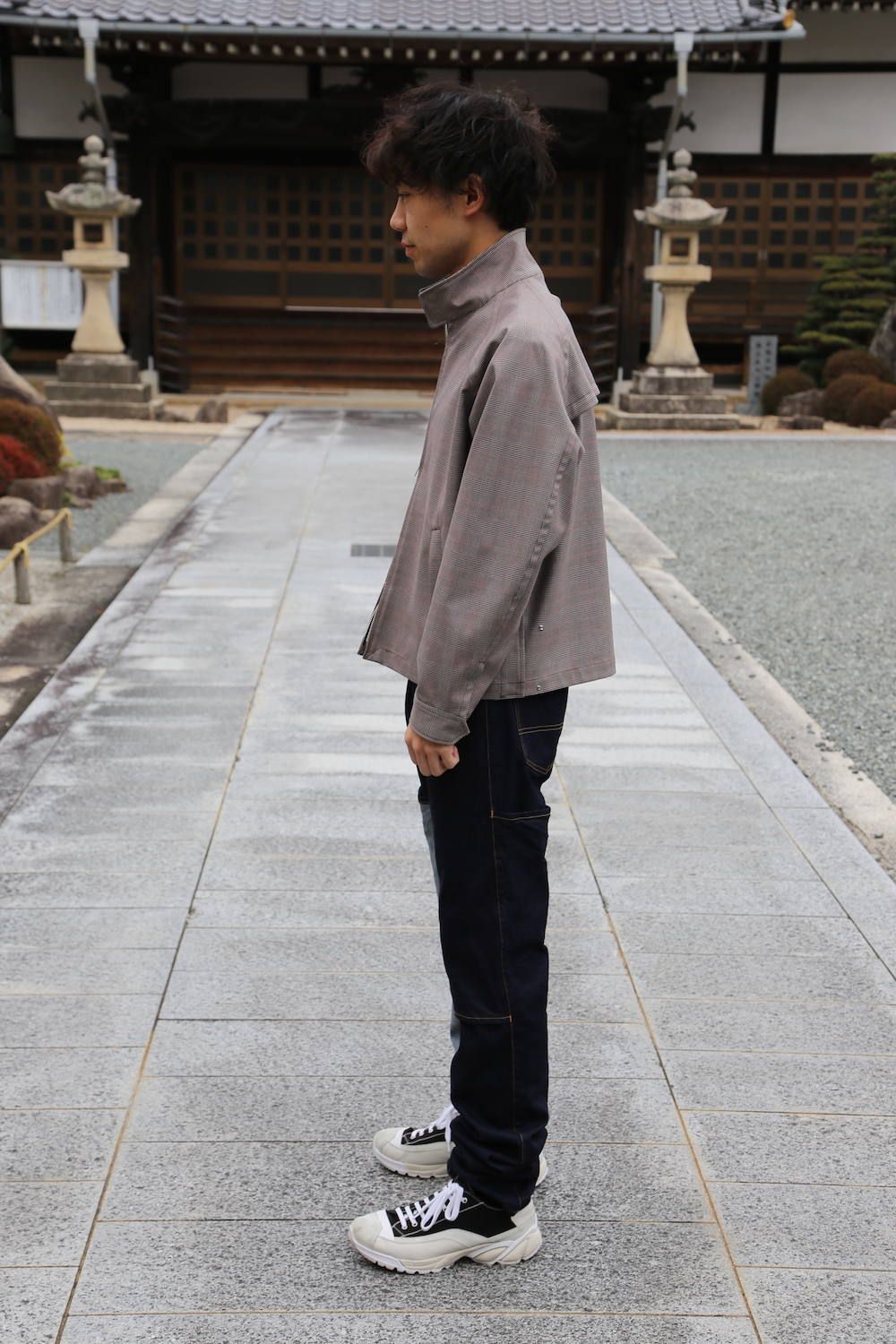 YOKE DOWNSING DRIZZER JAKET"GLEN CHECK"Style.2020.2.15.
