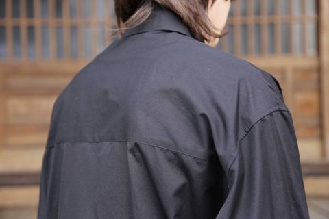 Yohji Yamamoto pour Homme 2020 S/S 新作前後段違いシャツ"BLACK"Style.2020.2.2.