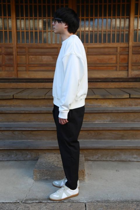 YOKE 2020ss 新作OVERSIZE PIPING SWEAT スタイル.2020.2.14.